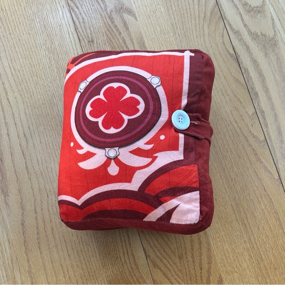 Genshin Impact Klee Foldable Book Plush Pillow Stuffed Cushion Toy Cosplay Gift